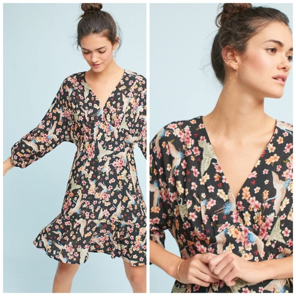 Anthropologie Dresses & Skirts - NWT🌸Anthropologie Farm Rio Avia V-Neck Dress